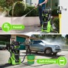 SKONYON 4000 PSI Electric Pressure Washer 2.6 GPM Power Washers - 2 of 4