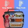 OPUX Insulated Lunch Box Men Women, Leakproof Soft Cooler Bag Work School Beach, Pail Tote Adult Kids Boys Girls - 2 of 4