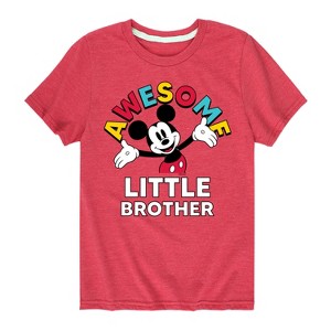 Boys' - Disney - Awesome Little Brother Short Sleeve Graphic T-Shirt - 1 of 4