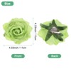 Unique Bargains Fabric Floral Wedding Party Rose Hair Clip Brooch 1 Pc - 3 of 4