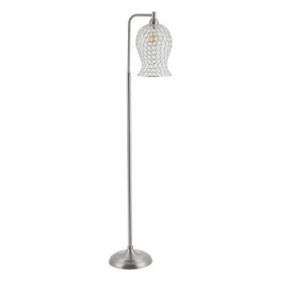 Izzy 61.5" Floor Lamp - FLL4088 - Nickle - Safavieh