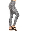 Women's One Size Fits Most Printed Leggings - One Size Fits Most - White Mark - 2 of 3
