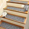 WaterHog 8.5"x30" Set of 4 Boxwood Indoor/Outdoor Stair Treads Door Mats - 2 of 4
