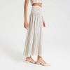 Women's Pleated Curved Yoke Maxi A-Line Skirt - A New Day™ - 3 of 4