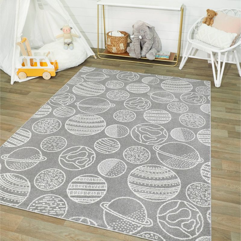Planets Gray Rug - Balta Rugs, 2 of 6