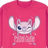 Men's - Disney - Lilo & Stitch Graphic Fleece Sweatshirt - 2 of 4