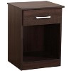 NicBex Modern Minimalist Nightstand with Drawer and Open Storage Shelf Bedside Table End Table for Bedroom, Living Room - 3 of 4