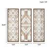 Gulches Two-tone Geometric 3-piece Wood Wall Decor Set - 4 of 4