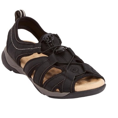 Comfortview Women's Wide Width The Annora Water Friendly Sandal - 8 M,  Brown : Target