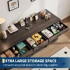71 Inch Dog Crate Furniture for 2 Rooms, Wooden Double Crate Large Breed with Door, Dog Kennel Indoor - 3 of 4