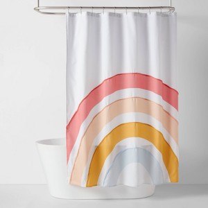 Kids' Shower Curtain Rainbow - Pillowfort™ - 1 of 4