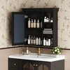NicBex Wall Bathroom Storage Cabinet with Mirror,Modern Bathroom Wall Cabinet with Storage Organizer,Bathroom Medicine Cabinet for Bathroom - 2 of 4