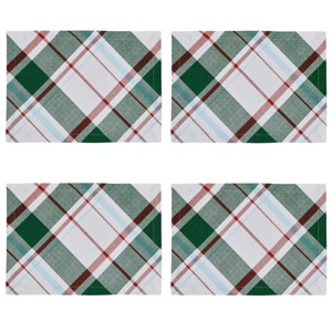 Split P Blitzen Plaid Placemat Set of 4 - 1 of 3