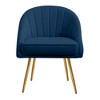 Hyleory 25.6'' Wide Tufted Velvet Armchair - 2 of 4
