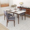 NicBex Mid Century Wooden Dining Chairs Set of 2 with Upholstered Cushion Back,Stylish Accent Chairs for Dining Room,Kitchen,Office - 4 of 4