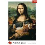 Trefl Mona Lisa and Purring Kitty Jigsaw Puzzle - 500pc
