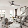Parrot Uncle 52" Modern Black Integrated LED Ceiling Fan with Light and Wall Control - 2 of 4