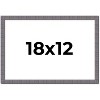 PosterPalooza | Textured Grey Picture Frame - UV Acrylic, Backing Board, Hanging Hardware Included - 2 of 4