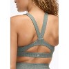 Peloton Women's Cadent V-Back Bra, Green Fog Crosshatch - 4 of 4