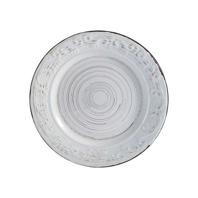Pfaltzgraff Trellis White Ceramic 12-Piece Dinnerware Set