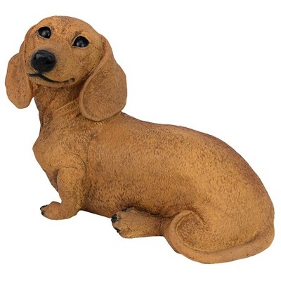 Design Toscano Brown Dachshund Puppy Dog Statue - Brown