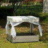 MaseiKar Dog Bed, Pet Bed, Pet Enclosures, Pet Outdoor Furniture, Pet Patio Furniture, Seasonal PE Wicker Pet Furniture, Dog Bed - 3 of 4