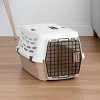 IRIS USA Small Pet Travel Carrier with Front and Top Access, Black/Gray - 3 of 4