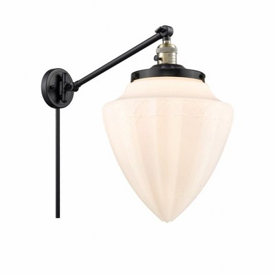 Innovations Lighting Bullet 1 - Light Sconce in  Black Antique Brass