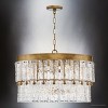 Urban Ambiance Luxury Glam Indoor Chandelier,  16-3/8''H x 24-7/8"W x 24-7/8''D,  Gold Ombre Finish, UHP4951 - 4 of 4