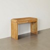 Royal Hampton Console Table | 43" Wide Top | Handcrafted Natural Acacia Wood | Dual Drawer Storage - 3 of 4