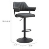 Zuo Erret Barstool Gray - 2 of 4