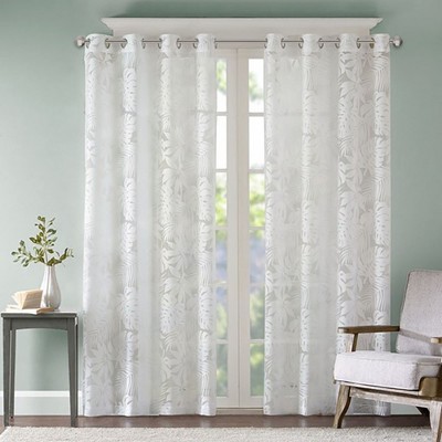Lycvki Palm Leaf Window Sheer
