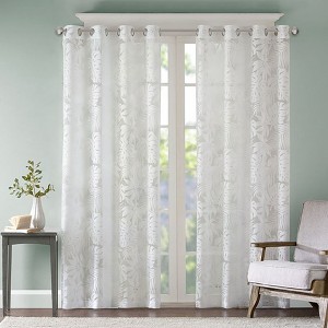 Lycvki Palm Leaf Window Sheer - 1 of 4