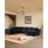 4-8 Seater Modular Cloud Sectional Sofa, U-Shape Chenille Couch, Deep Memory Foam Couch, No Assembly Required - 2 of 4