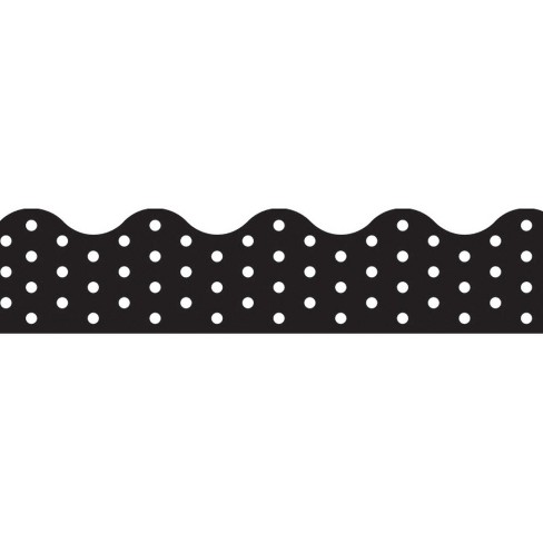 Trend Polka Dots Black Terrific Trimmers, 39 Ft (pack Of 6) : Target