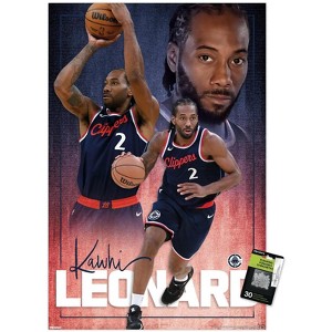 Trends International NBA Los Angeles Clippers - Kawhi Leonard 25 Unframed Wall Poster Prints - 1 of 4