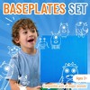 Strictly Briks Classic Baseplates, For Building Bricks, Bases for Tables, Mats, and More, Blue, 2 Pack, 16x16 Inches - 2 of 4