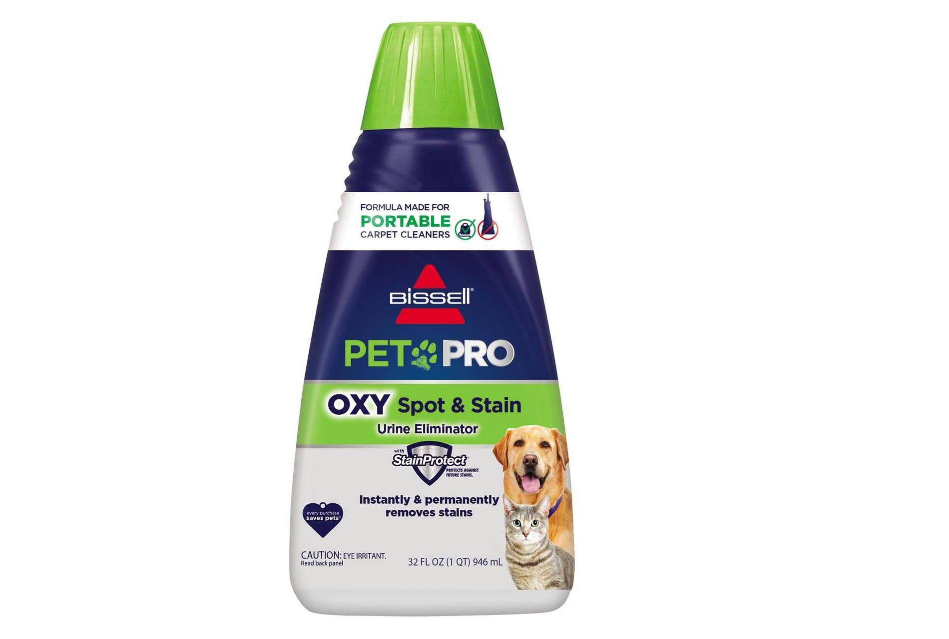 BISSELL 32oz Pet Pro Oxy Spot & Stain - 2034: Carpet Cleaner Solution for Upholstery, Pet Beds, and Fabric