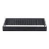 Cheung's Slade Black Faux Snakeskin Mirrored Tray - 3 of 4
