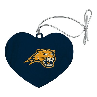Averett University Primary Logo Heart Love Wood Christmas Tree Holiday Ornament