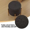 CAVINAS Modern Round Storage Ottoman Bench with Removable Lid, Ottoman Foot Stools, Versatile Footrest & Seat with Hidden Compartment - 4 of 4