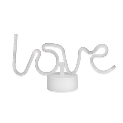 CIAO Tech Desktop Sleek Design Neon light up Desk Lamp Love Sign