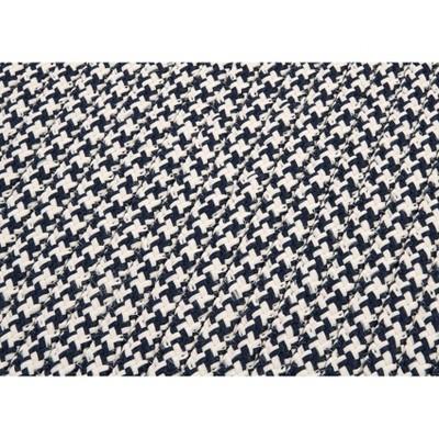 Colonial Mills Houndstooth Doormats - Navy 40" x 60"