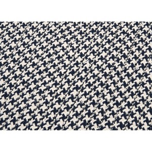 Colonial Mills Houndstooth Doormats - Navy 40" x 60" - 1 of 4