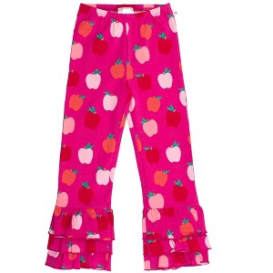 RuffleButts Girls Ruffle Flare Pants - 1 of 4