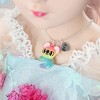 2Pcs Set Best Friends Half Broken Heart Panda Engraved BFF Necklace for Women Men Forever Bff Friendship Jewelry Lovely Animal Rainbow Necklace - 3 of 3
