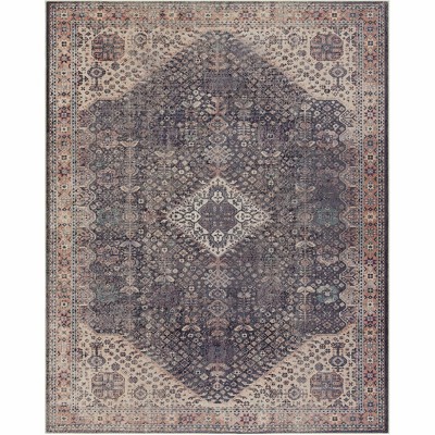 Hauteloom Kittrell Vintage Flat Pile Washable Rug