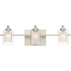 Quoizel Lighting Kolt 3 - Light Vanity in  Brushed Nickel - 1 of 2