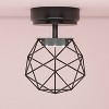 U Brands Magnetic LED Prism Chandelier Black - 2 of 4