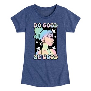 Girls' - Disney - Do Good Be Good Fitted Short Sleeve Graphic T-Shirt - 1 of 4